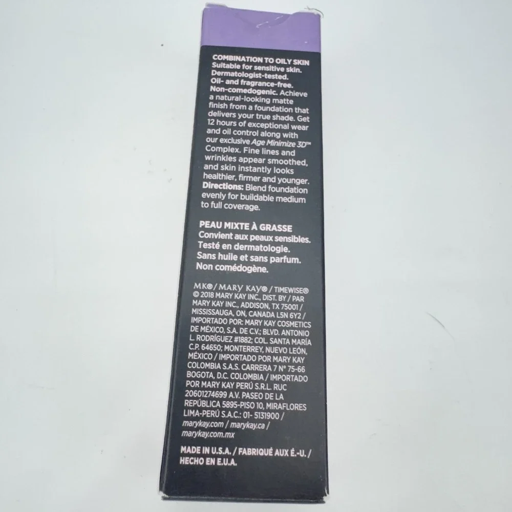 New NO Box Mary Kay Timewise Matte 3D Foundation Bronze C 180 Full Sz 100040